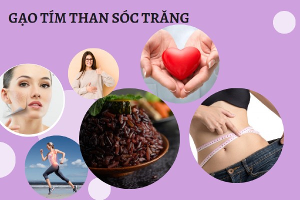 Gạo Tím Than Sóc Trăng Của DN Hồ Quang Trí Túi 2kg