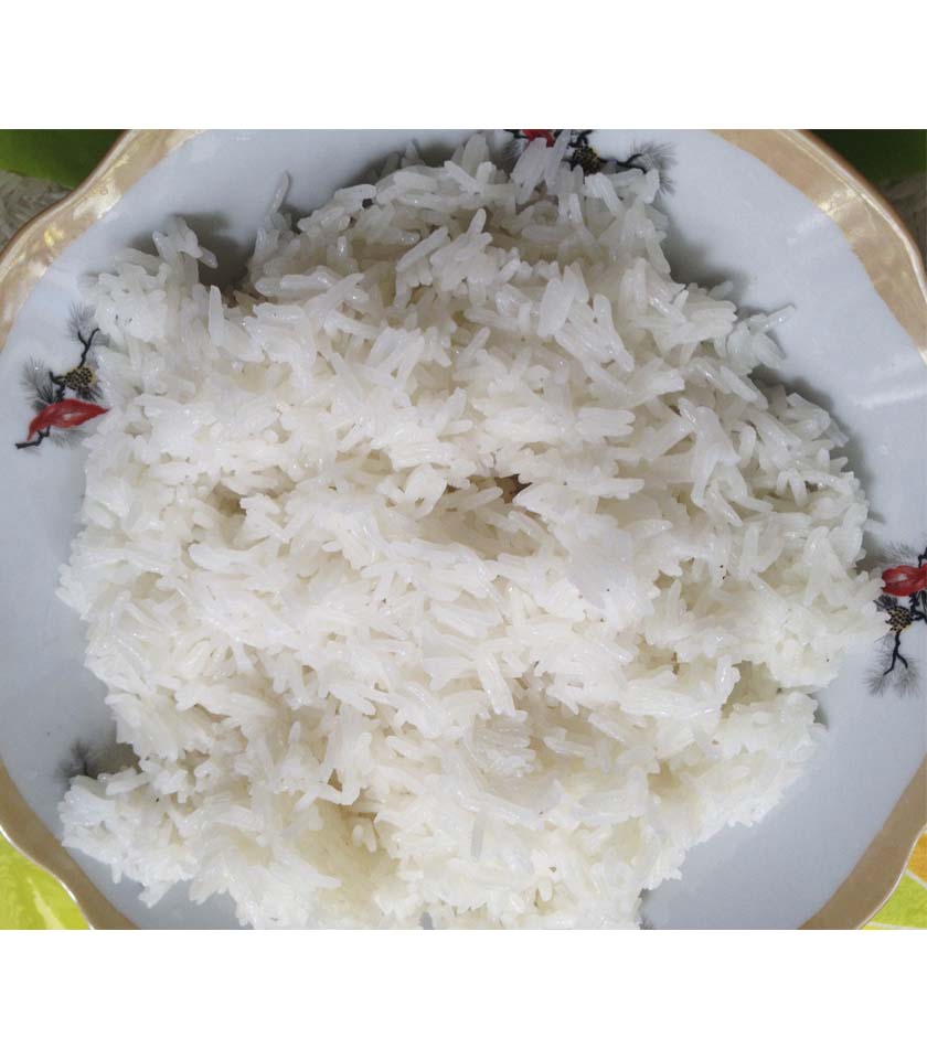 Ảnh cơm và gạo Sóc Trăng ST24